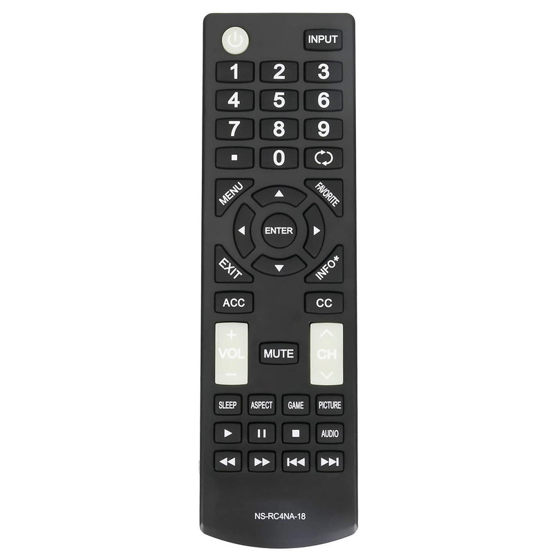 Beyution New NS-RC4NA-18 NSRC4NA18 Remote Control fit for Insignia TV NS-55D420NA18 NS-19D310NA19 NS-24D310NA19 NS-39D310NA19 NS-22D510NA19 NS-40D510NA19 NS-50D510NA19 NS-55D510NA19 - Image 1